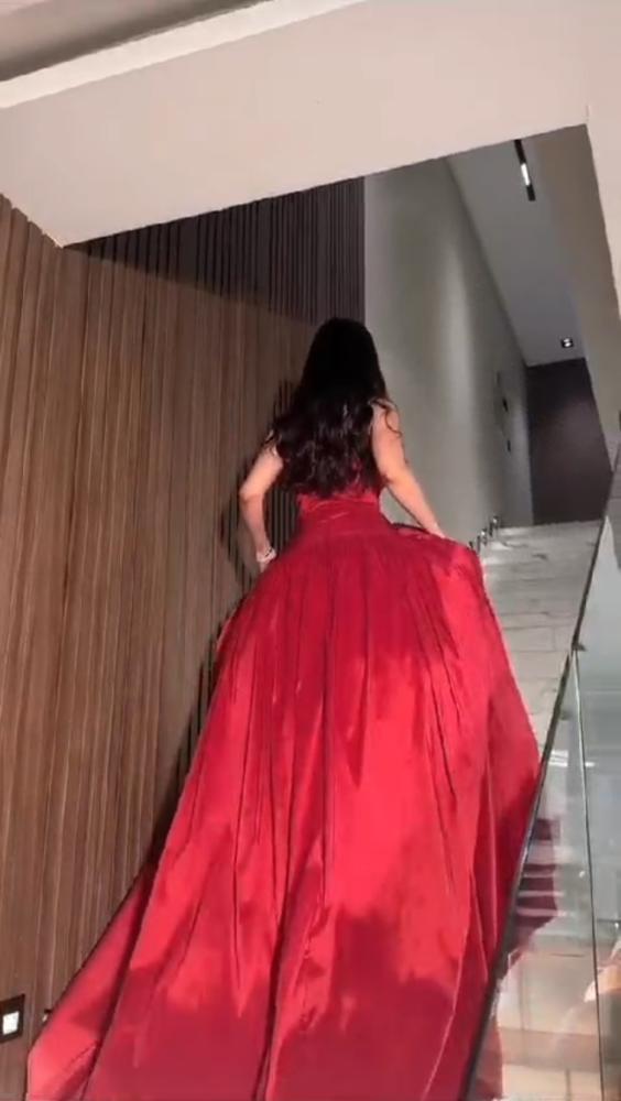 فستان سهره شانطون دبل كلوش