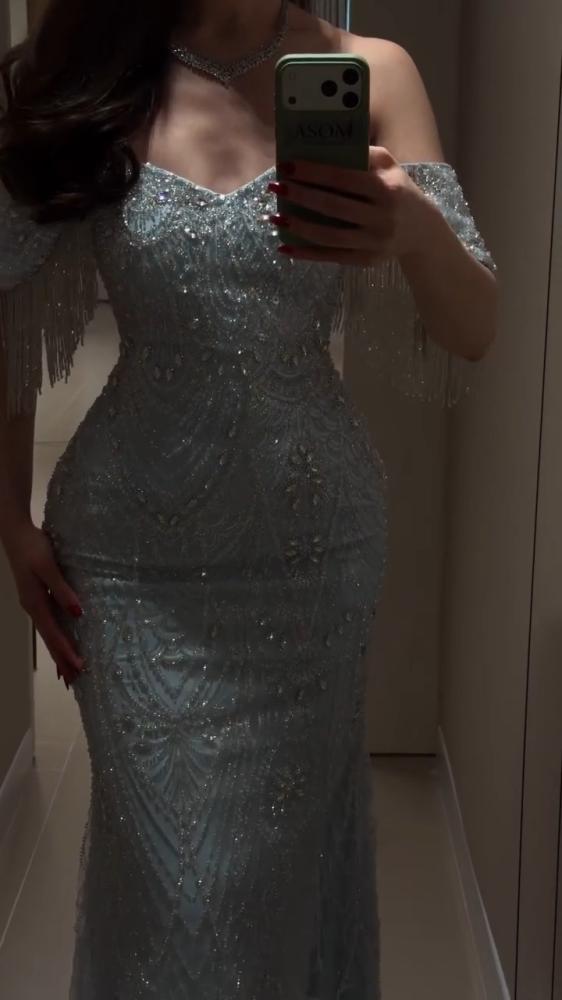 فستان سهره خرز بطانه باربي