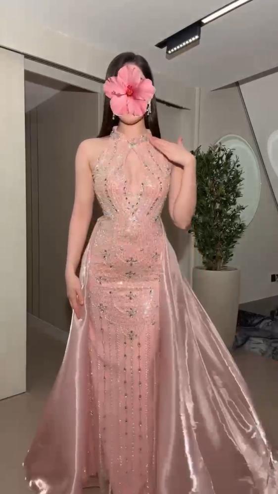 فستان سهره كلفه خرز