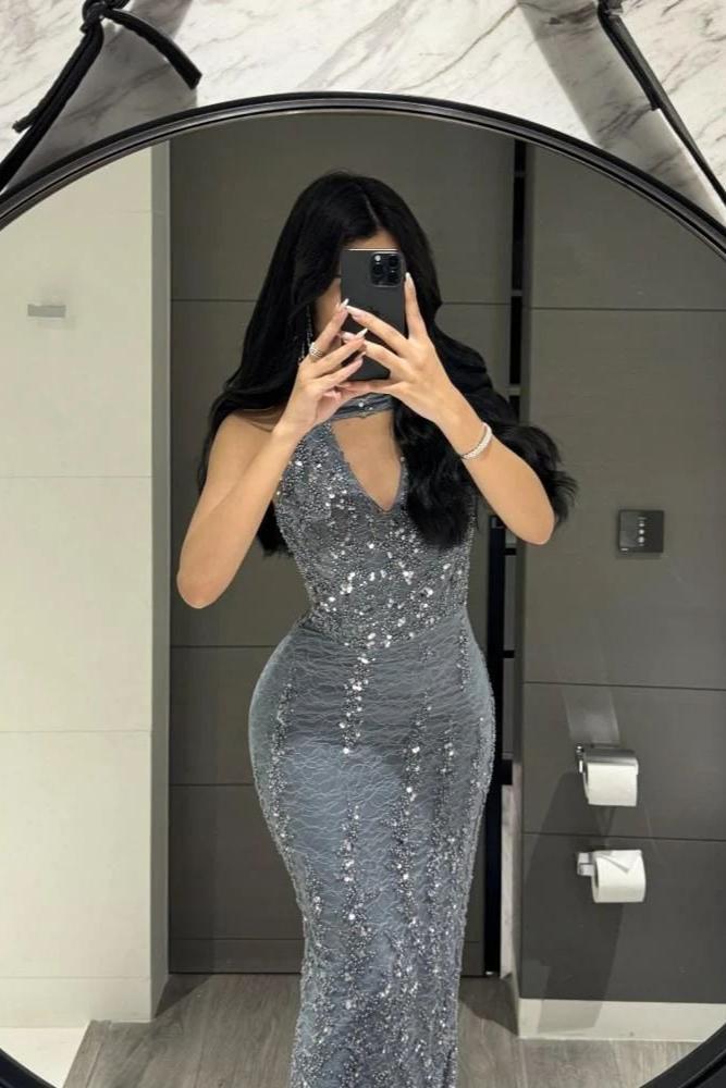 فستان سهره دانتيل المزين بالتطريز