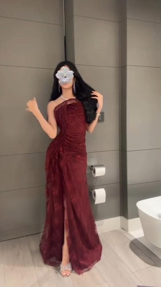 فستان دانتيل قصه انيقه مميزه