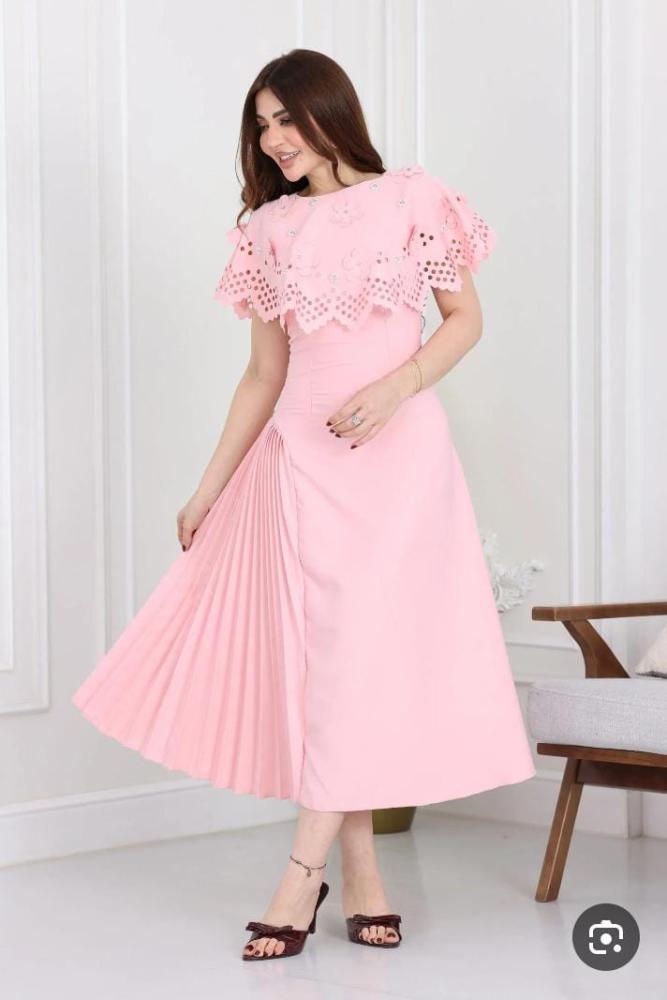 Luxurious pink dress