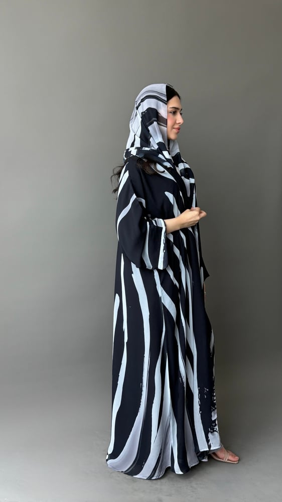 عباية شيفون مبطن