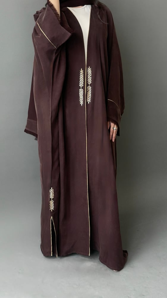 حرير مغسول هندي مع تطريز