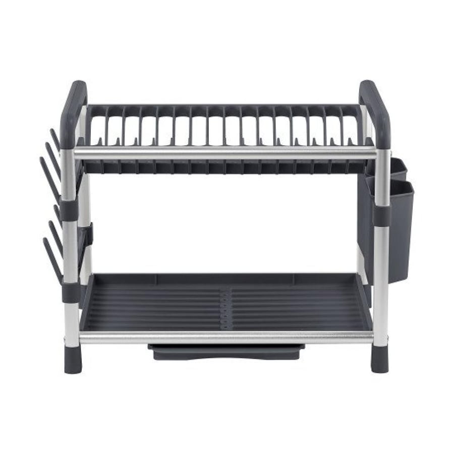 Dish drainer and spoons
