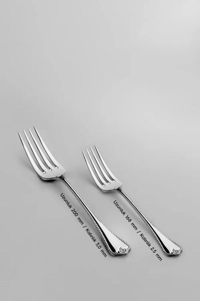 Folia Plain Cutlery Set, 36 Pieces, for 6 People