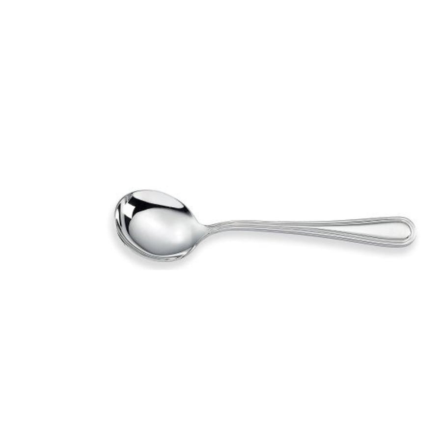 6-piece stainless steel soup spoon set