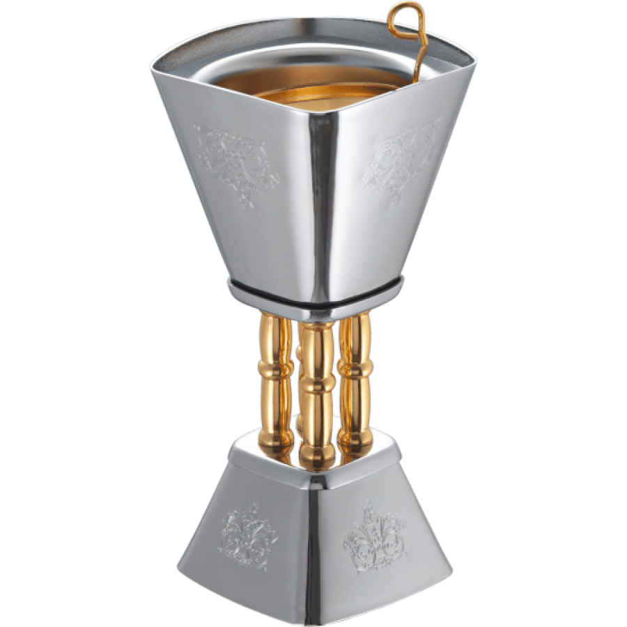 Luxury chrome incense burner