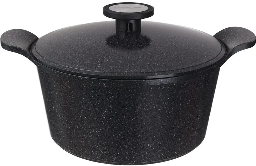 Galaxy Granite Korean Extreme 10-Piece Cookware Set, Black