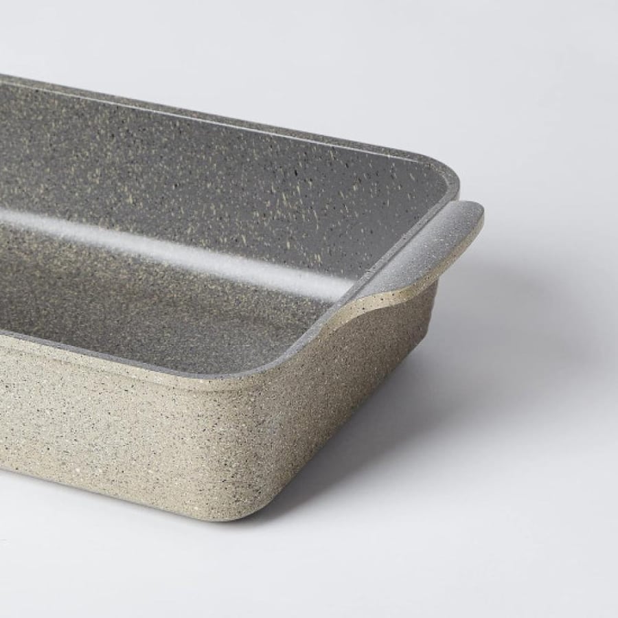 Korean granite cookware set, 14 pieces, beige