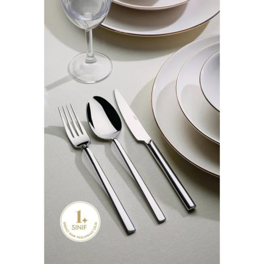 Dalian Plain Cutlery Set, 36 Pieces, for 6 People