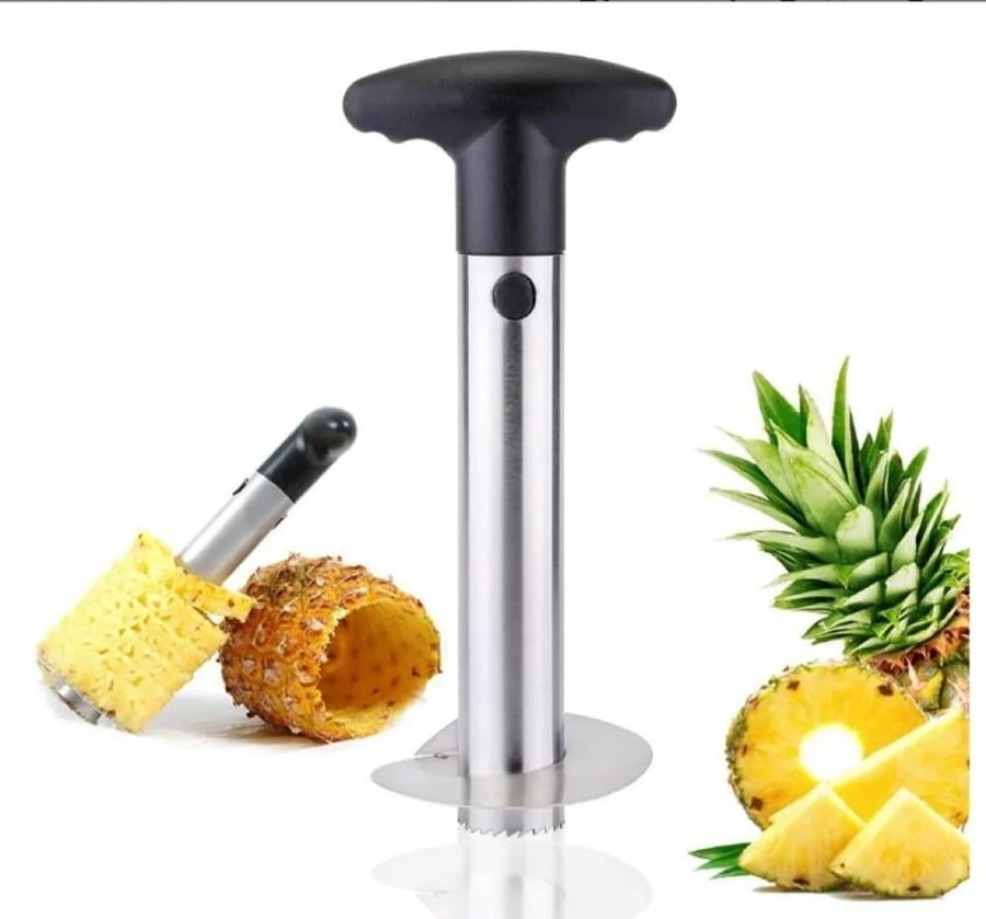Risa Pineapple Slicer, Steel, Silver