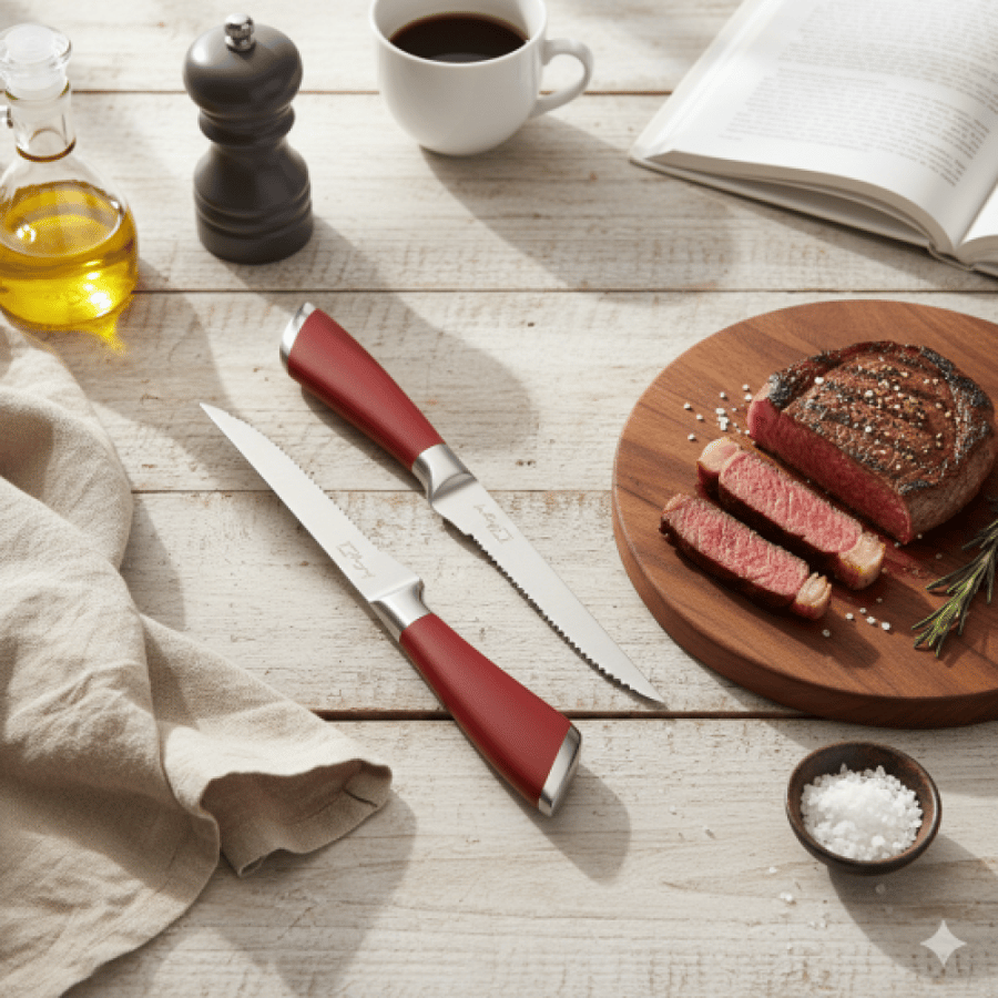 stainless steel steak knives
