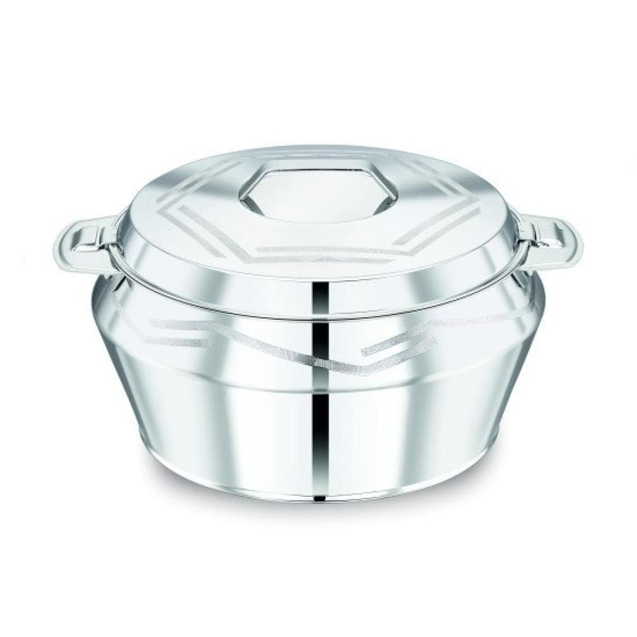 Indian silver Shakila stainless steel containers, 2500 ml