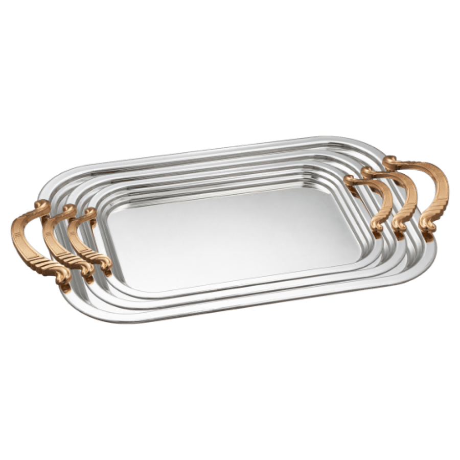Drink serving tray set – 3 pieces