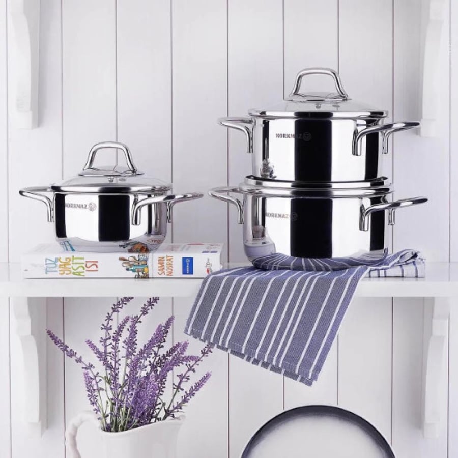 Korkmaz Perla Junior Cookware Set, 6 Pieces