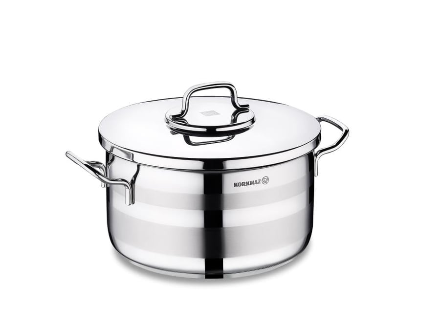 Korkmaz Astron 14-piece stainless steel cookware set