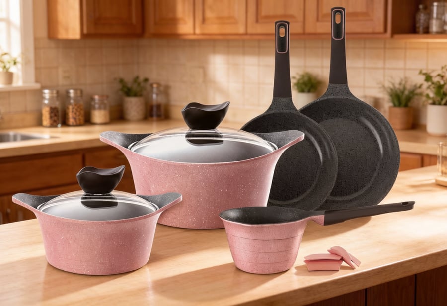 Neoflam Tilly Pink 7-Piece Set