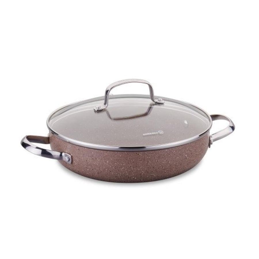 Korkmaz Granite Short Brownie Fryer 26cm