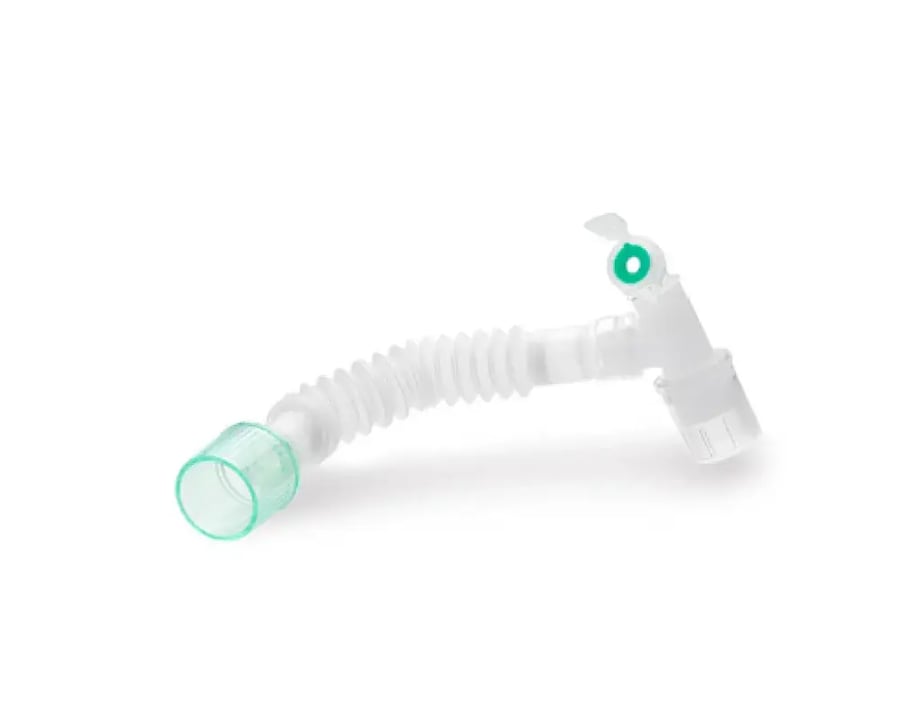 وصلة مرنة لفتحة الشق الحنجري S/SET CATHETER MNT 22F-SWIVEL EBL 22M