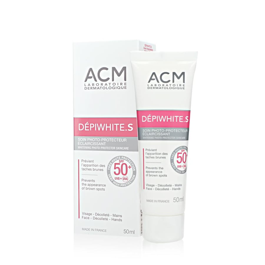 ACM DEPIWHITE S CREAM SPF50+ 50ML | كريم تفتيح الوجه و اليدين مع حماية من الشمس