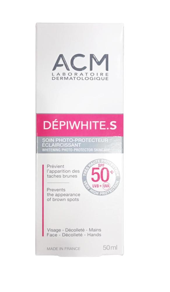 ACM DEPIWHITE S CREAM SPF50+ 50ML | كريم تفتيح الوجه و اليدين مع حماية من الشمس