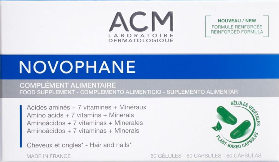 ACM Novophane Caps: Hair & Nail Strength Supplement 60 Capsules | مكمل غذائي للشعر والأظافر