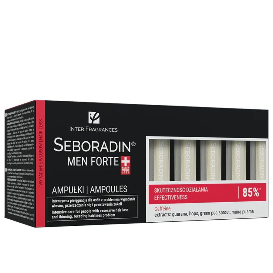 Seboradin Forte Anti-Hair Loss Ampoules, 14 x 5.5 ml | أمبولات مضادة لتساقط الشعر عند الرجال 14 أمبولة