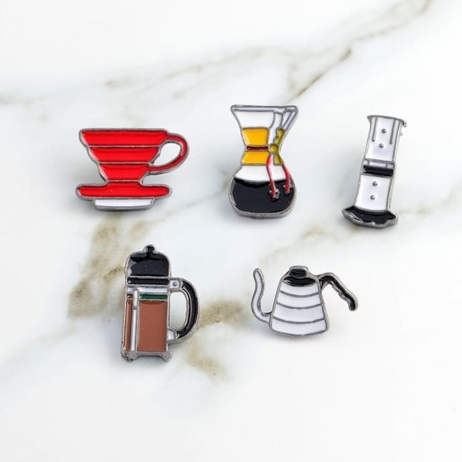 بروش ادوات القهوة - COFFEE PINS