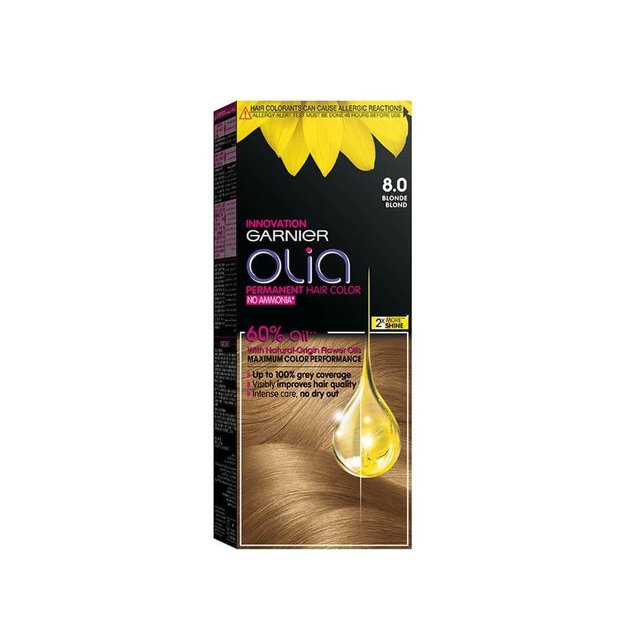 Garnier Olia ammonia-free hair dye - Blonde 8.0
