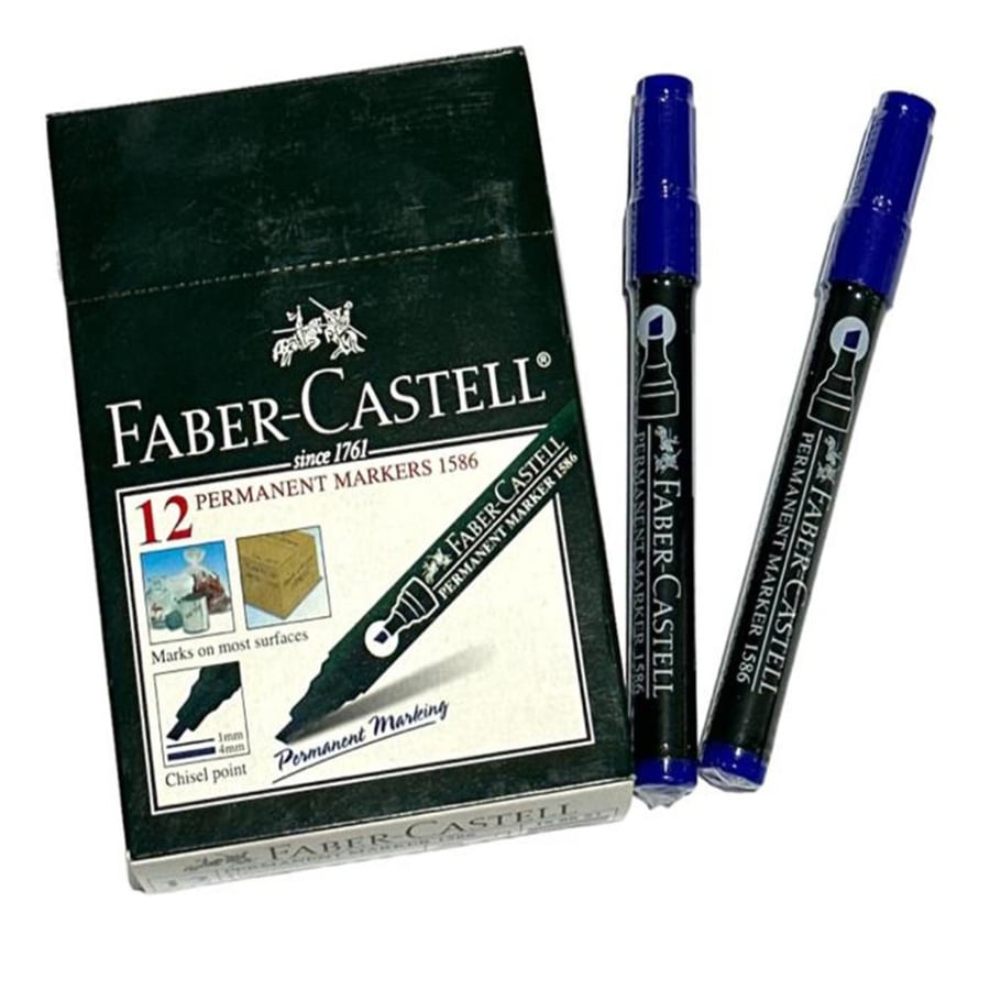 Blue Faber Castell marker pen
