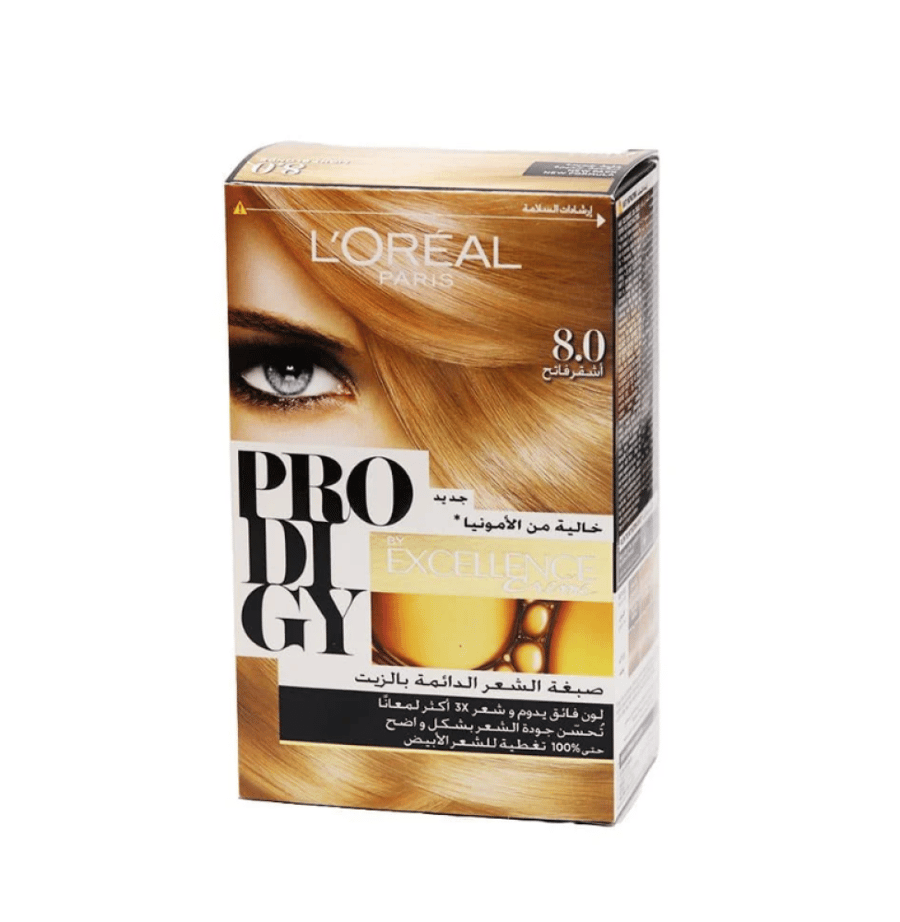 L'Oréal Paris Prodigy hair dye - Light Blonde 8.0