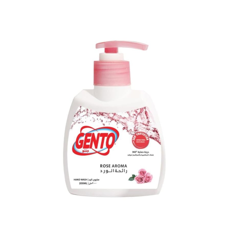 Gento hand soap with rose scent 200ml