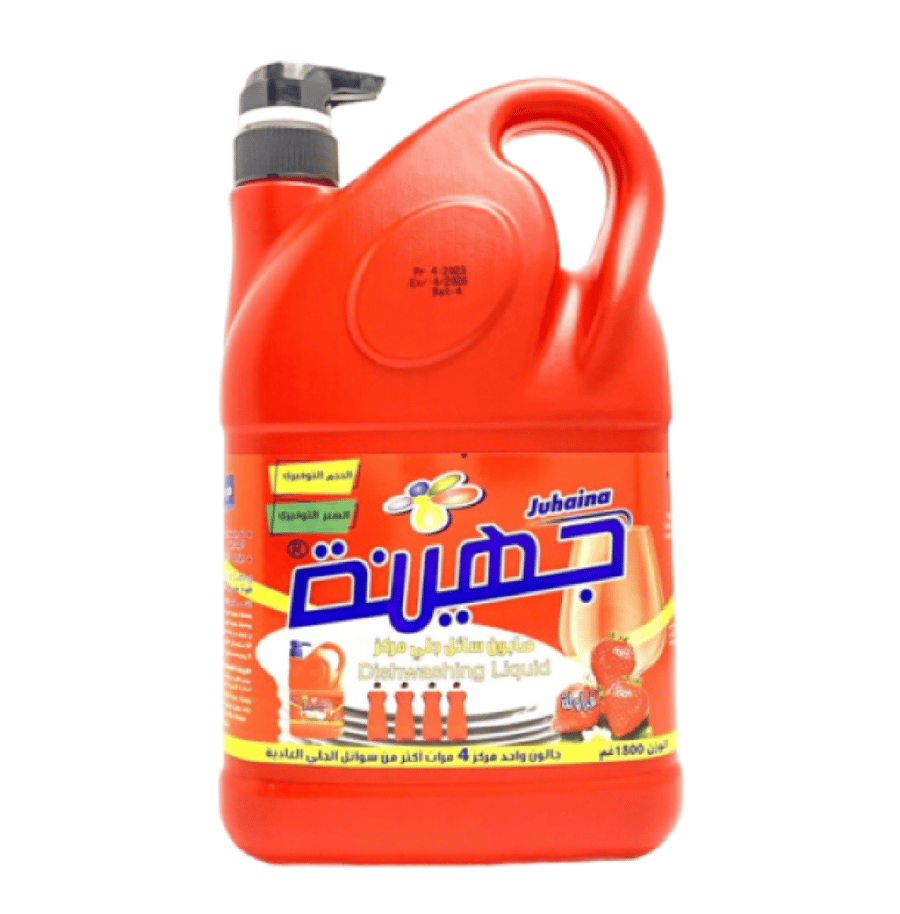Juhayna dishwashing liquid with strawberry scent 1.80 liters
