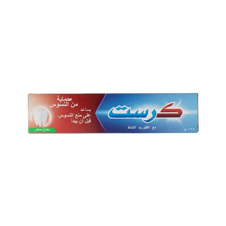 كرست معجون أسنان بالنعناع المنعش حماية من التسوس - 125 مل