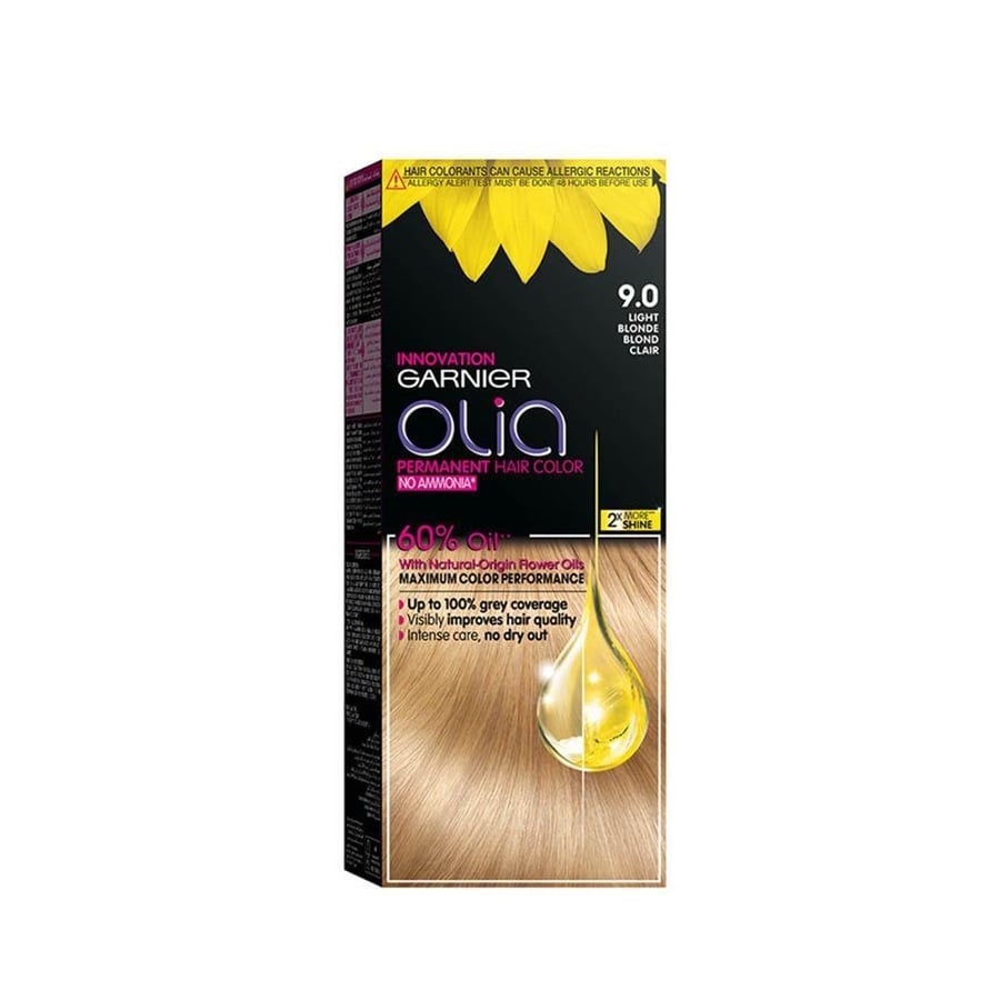 Garnier Olia hair dye free from ammonia - Light Blonde 9.0