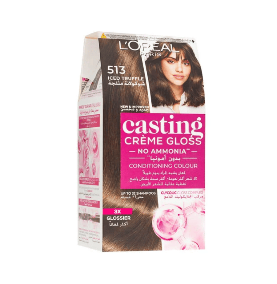 L'Oréal Paris Casting Creme Gloss Hair Dye - Iced Chocolate 513