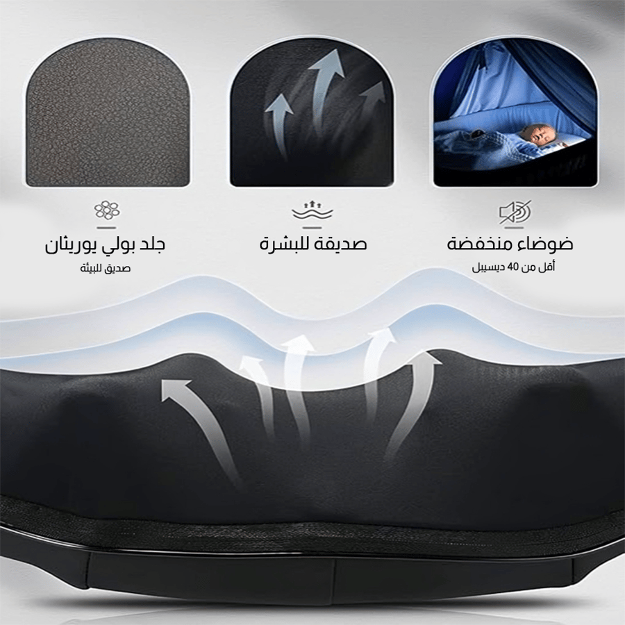 جهاز تدليك الرقبة والكتف لون أسود