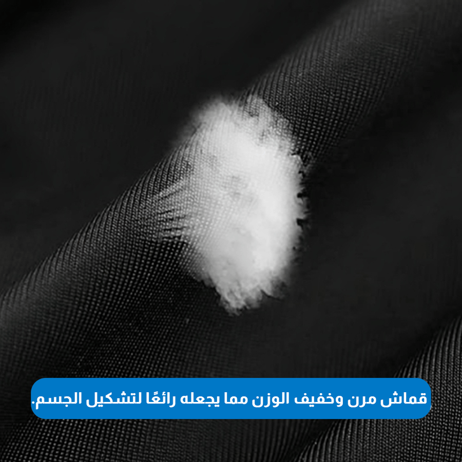 ملابس مشد شورت رجالي أسود بخصر عالي ضاغط للفخذ والبطن