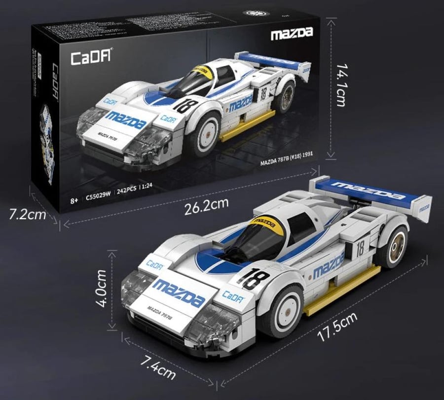Mazda 787B building blocks