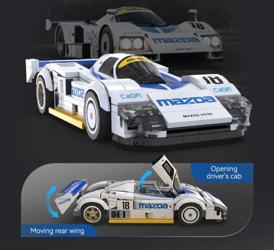 Mazda 787B building blocks