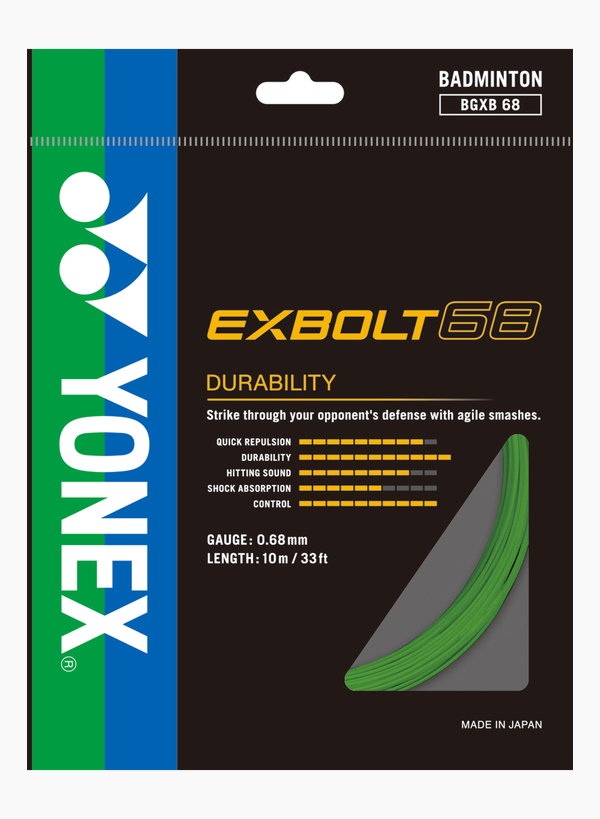 Yonex Exbolt 68 10m Badminton Strings - BGXB68