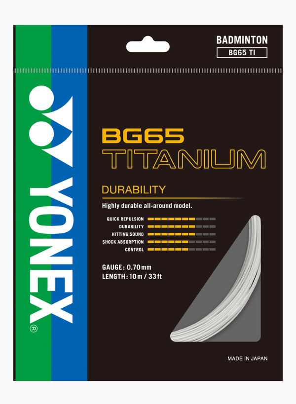 Yonex BG65Ti 10m Badminton Strings