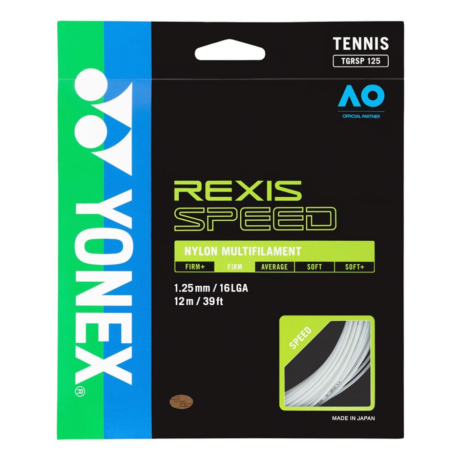Yonex Rexis Speed 12m/1.25 Tennis String - TGRSP125YX