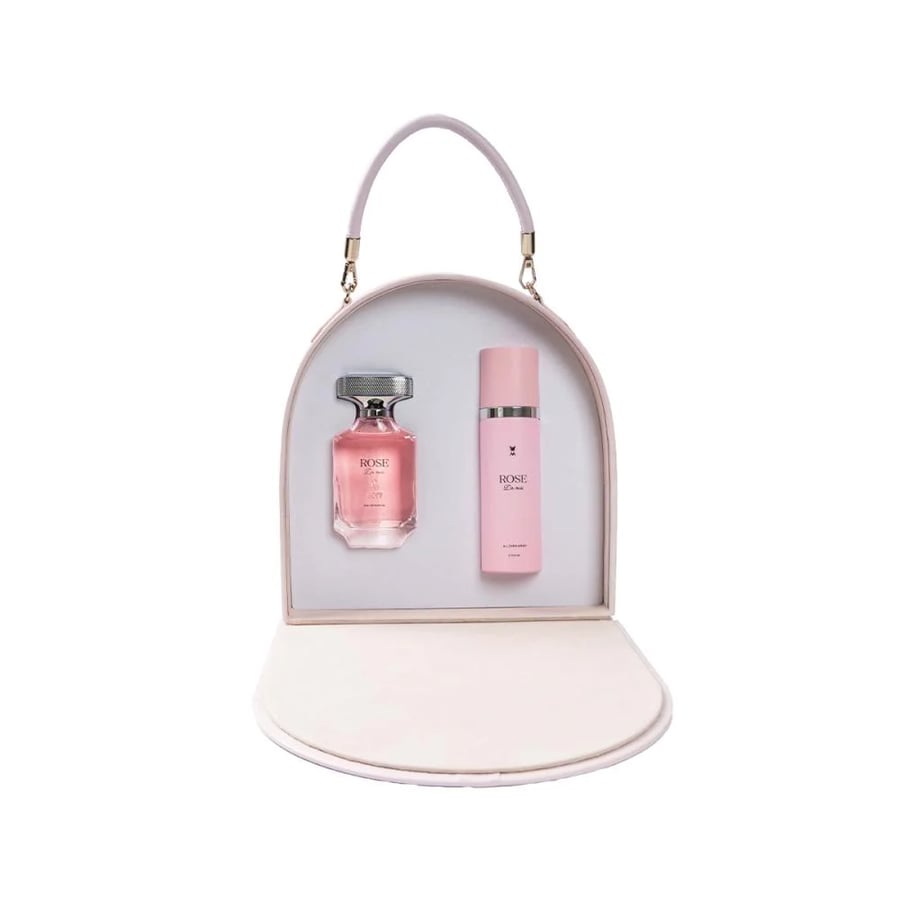 بوكس هدايا روز دي ماي (عطر 100مل - معطر الجسم 100مل)
