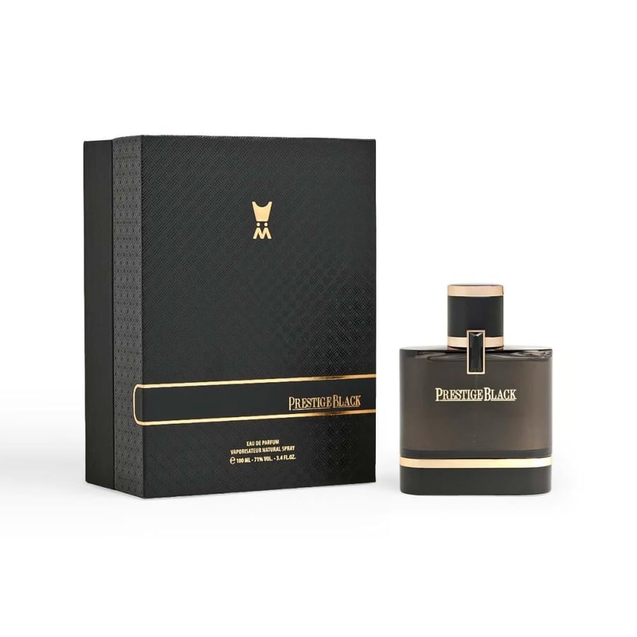 عطر بلاك من مجموعة بريستيج 100مل او دو بارفيوم