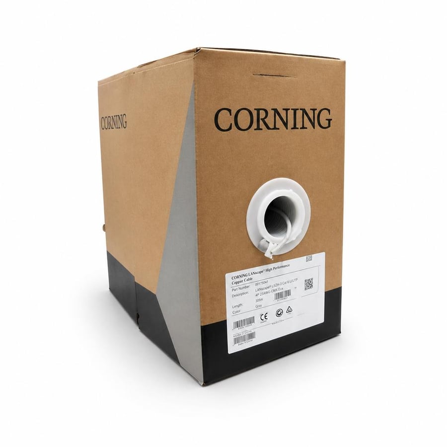 لفة كيبل شبكة كورننج Cat6 _ Corning 305M