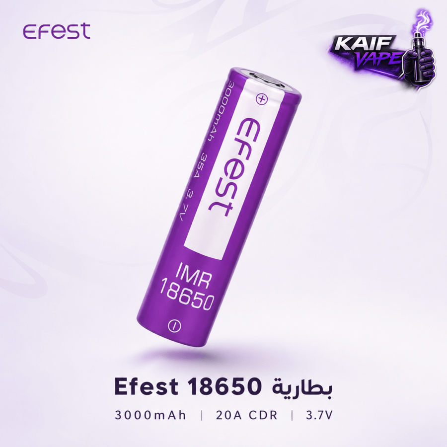 بطارية Efest 18650 3000mAh الصورة الرئيسية