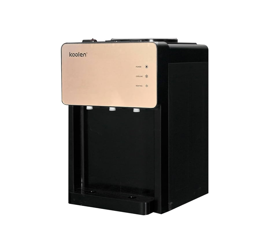 برادة ماء طاولة كولين تعبئة علوية لون اسود / ذهبي Koolen Water Dispenser 807103028