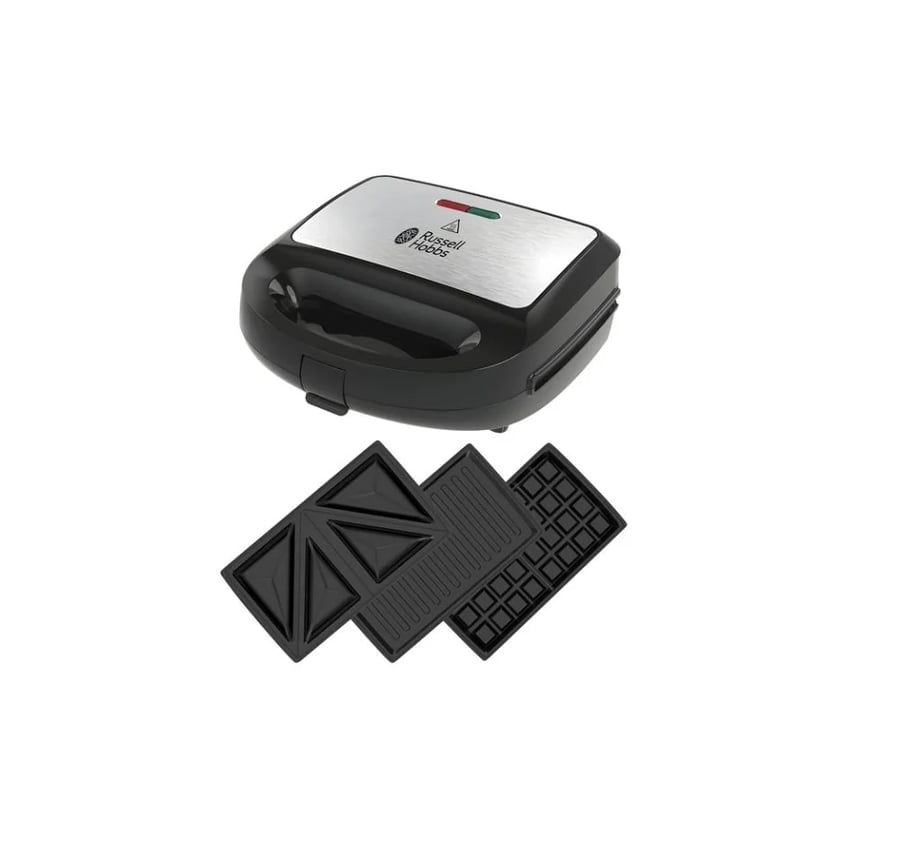 صانعة ساندويتش راسل هابس 750 واط 3*1 Russell Hobbs Sandwich Maker SWM101